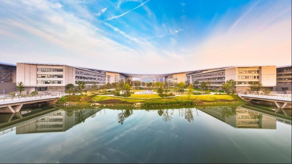 Beihang Hangzhou campus lake view